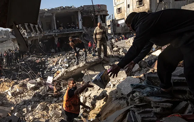 Rafah, Gaza.Crédit...Fatima Shbair/Associated Press