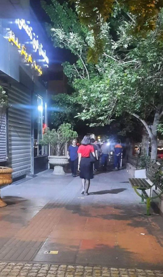 Just for posting this picture, #Roya_Heshmati suffered 74 lashings. There may seem nothing unusual about this picture: a woman wearing a black skirt and blouse is walking down the street. The situation is, however, very different in Iran as a result of the Islamic regime.