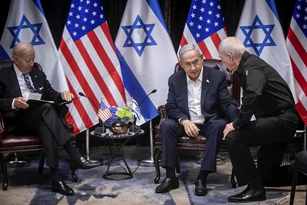 Беседа Нетаньяху и Байдена