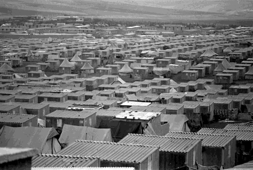 Al-Baka, a camp for Palestinian refugees 